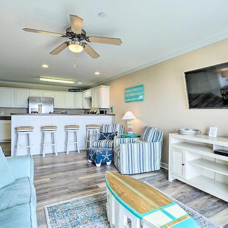 Ocean-View Oak Island Condo, 1 Block To Beach! Exterior foto
